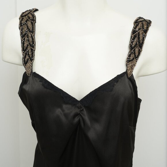 Le Chateau silk satin black top, Size XXS (0) - Picture 3 of 13